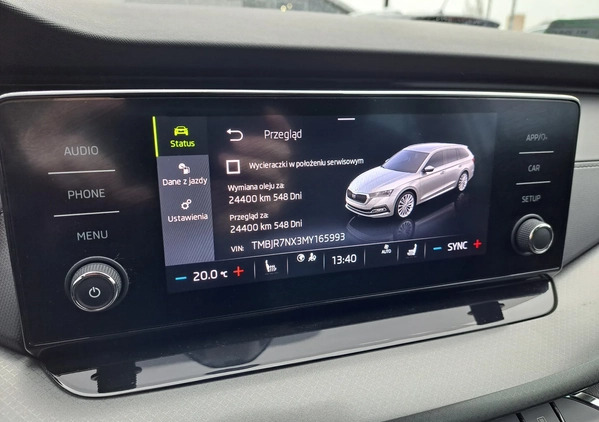 Skoda Octavia cena 89890 przebieg: 66664, rok produkcji 2021 z Ustka małe 436